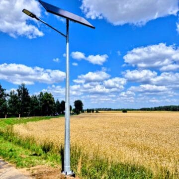 Latarnia solarna S4C1/20 na terenie Gminy Szczytno