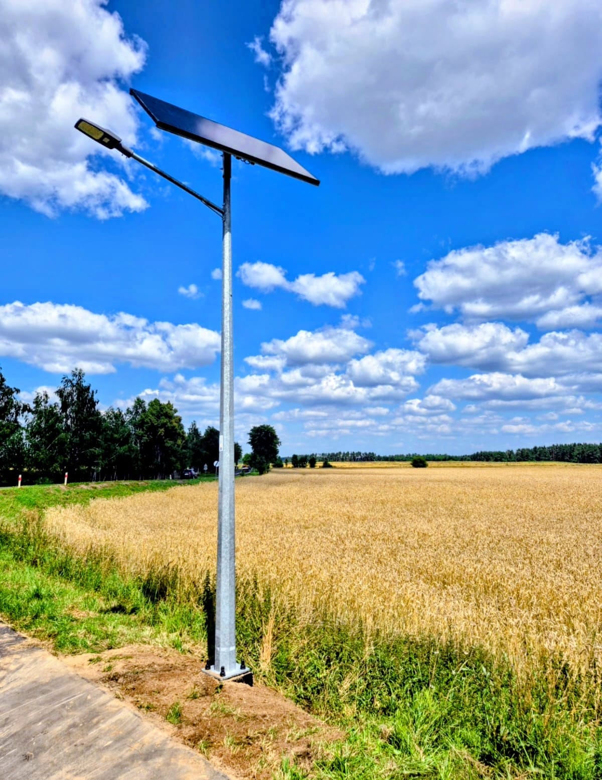 Latarnia solarna S4C1/20 na terenie Gminy Szczytno